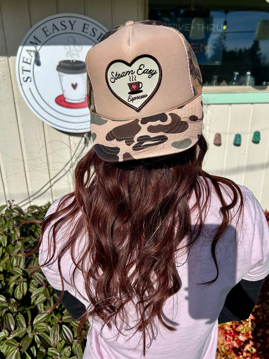 Beige Camo Trucker Hat